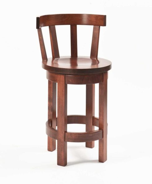Barrel Amish Barstool [Meribeth Top]