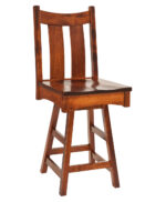 Amish Swivel Country Shaker Bar Stool