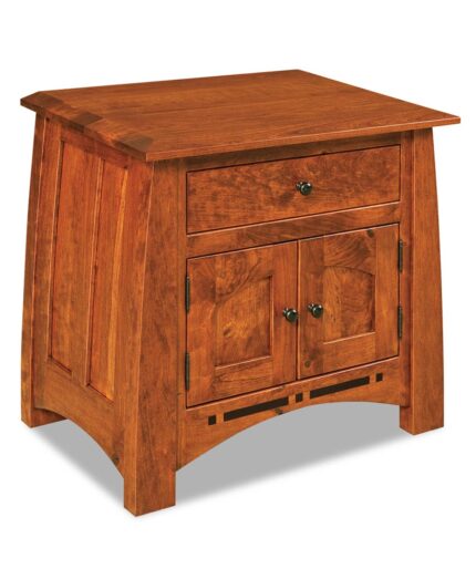 Boulder Creek 1 Drawer 2 Door Nightstand (26"h)