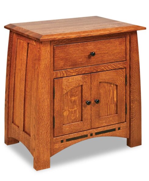 Boulder Creek 1 Drawer, 2 Door Nightstand
