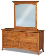 Amish Carlisle 7 Drawer Dresser with optional mirror (JRC-048)