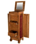 Classic Sleigh Jewelry Armoire [Opened]