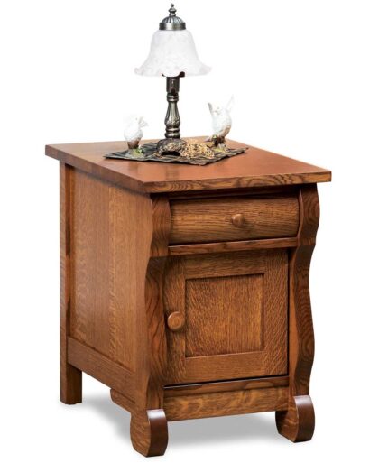 Old Classic Sleigh Enclosed End Table