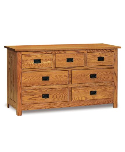 Flush Mission 7 Drawer Dresser (#59)