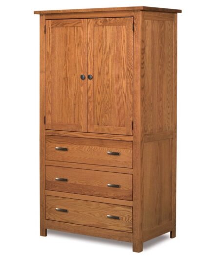 Flush Mission 3 Drawer 2 Door Armoire