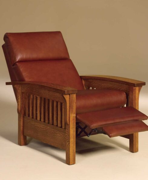 Heartland Slat Recliner [Recliner Opened]