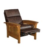 Amish Heartland Slat Pushback Recliner [Initial Recline]