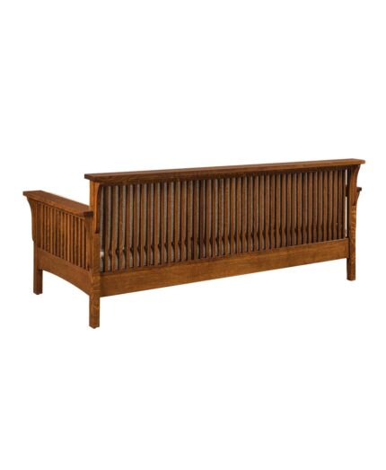 Amish Highback Slat Sofa [Back Detail]