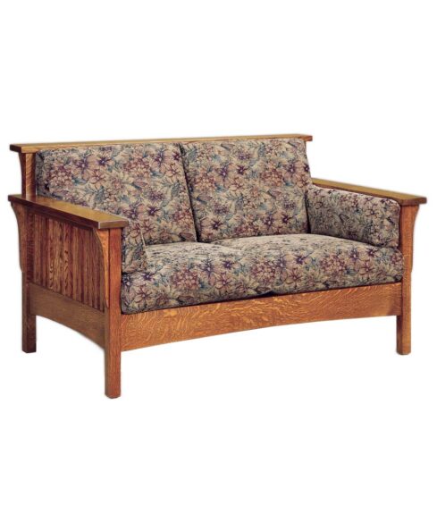 Highback Slat Loveseat