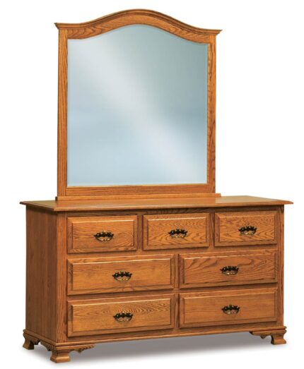 Hoosier Heritage 7 Drawer Dresser with optional mirror (JRH-048)