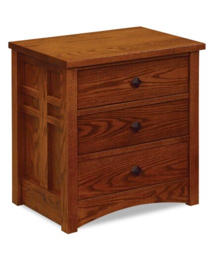 Kascade 3 Drawer Nightstand (#25)