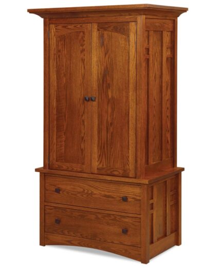 Kascade 2-Piece 2 Drawer 2 Door Armoire