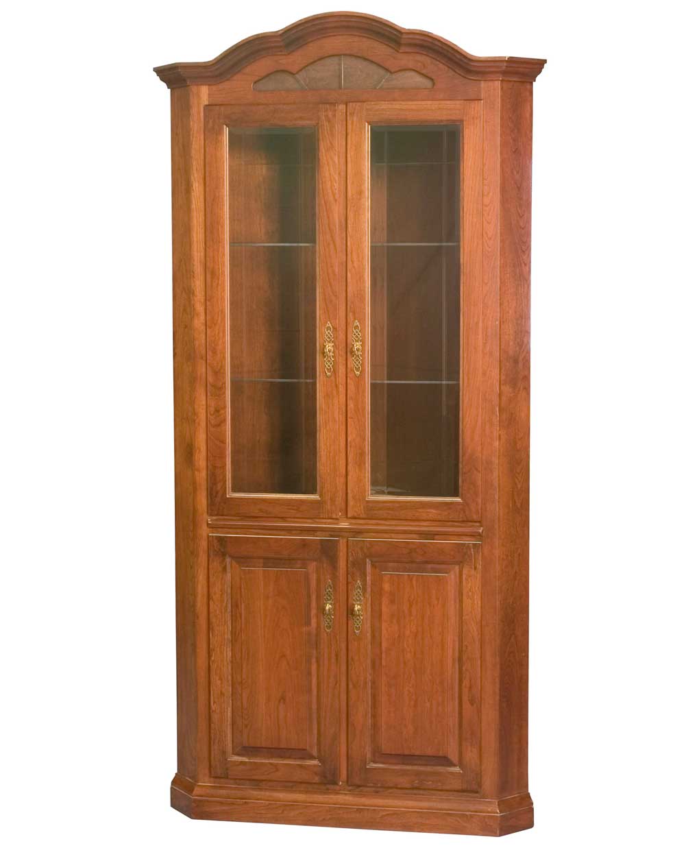 Amish deals corner cabinet