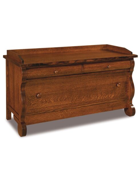 Old Classic Sleigh Blanket Chest with Cedar Bottom