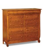 Old Classic Sleigh 11 Drawer Double Chest
