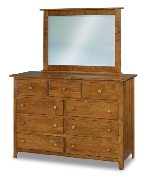 Shaker 9 Drawer Mule Dresser (#58)