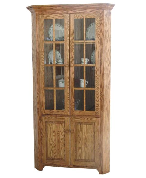 Shaker Amish Corner Cabinet