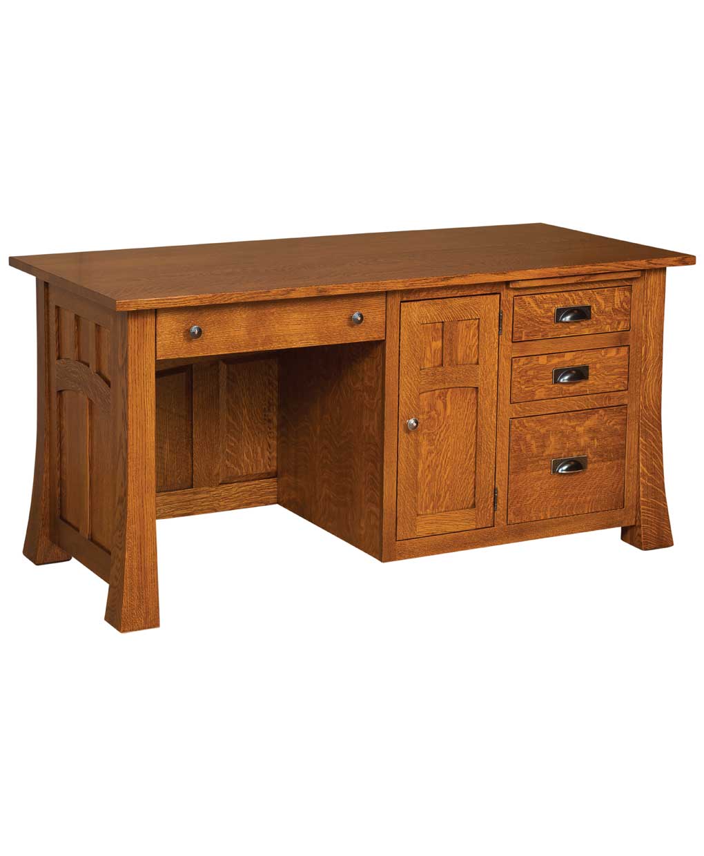 Bridgefort Mission Computer Desk Amish Direct Furniture