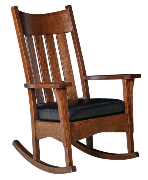 Artisan Mission Rocker [Leather Seat]