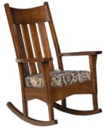Artisan Mission Rocker [Fabric Seat]
