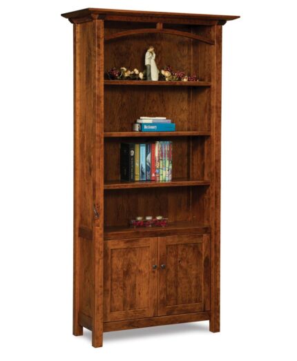 Amish Artesa Bookcase with Doors