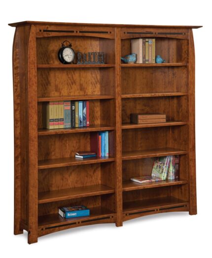 Amish Boulder Creek Double Bookcase