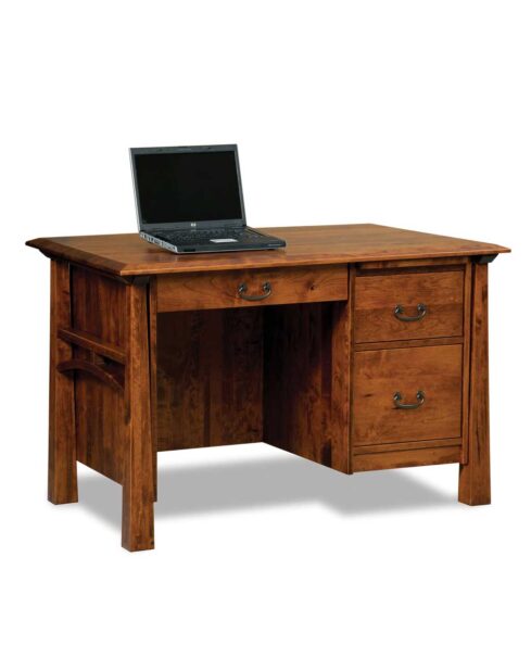 Amish Handcrafted Traditional Computer Desk w- Extra Large Door USA!