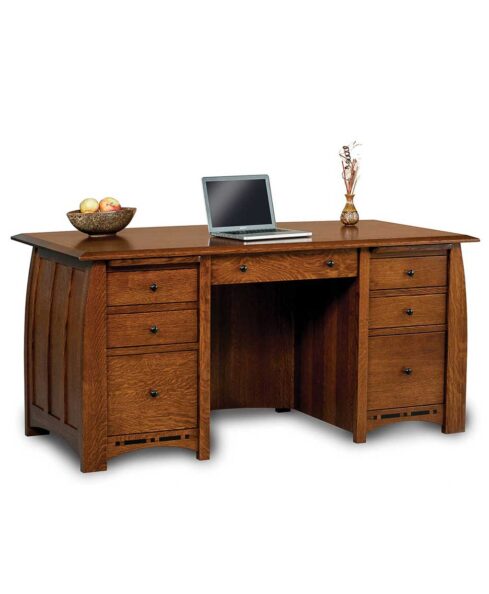 Amish Boulder Creek Double Pedestal Desk