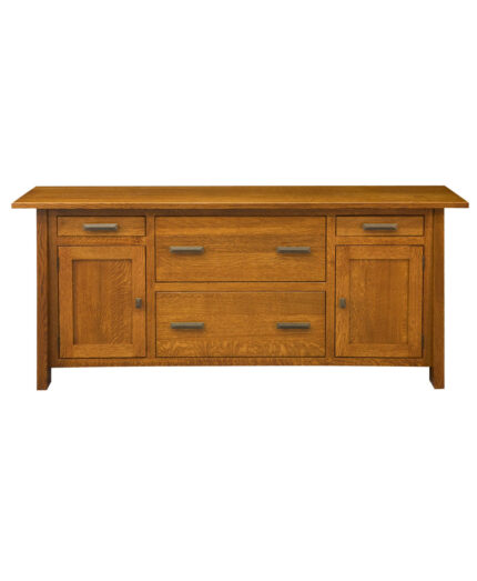 Freemont Mission 4-Drawer 2-Door Credenza