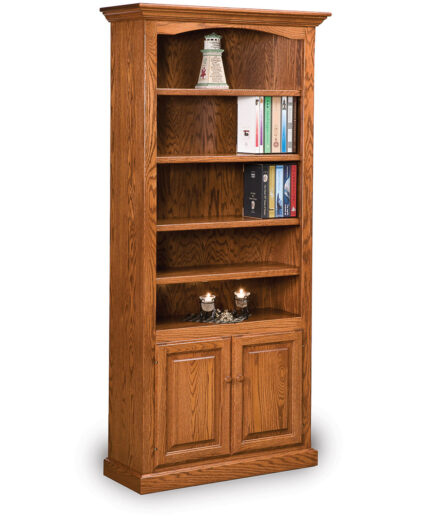 Hoosier Heritage Amish Bookcase with Doors