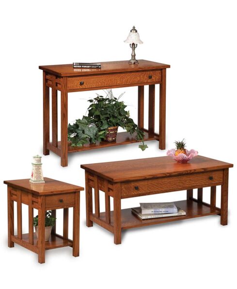 Kascade Open Sofa Table with Drawer - Image 2