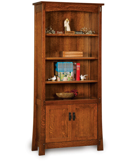 Modesto Amish Bookcase with Doors