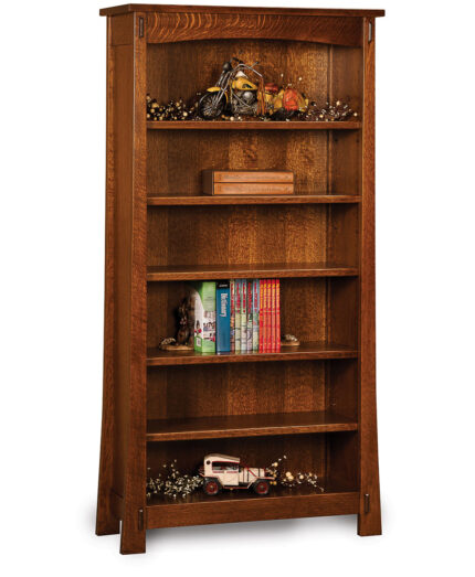 Modesto Amish Open Bookcase