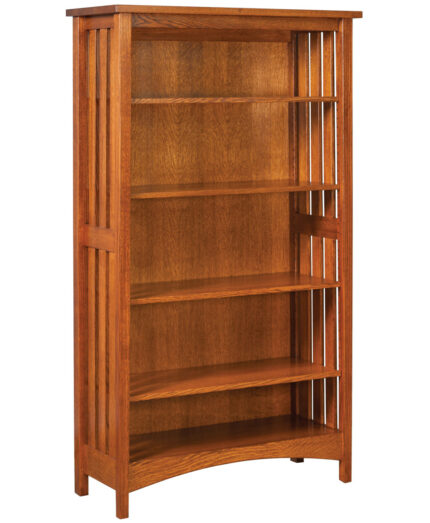 Arts and Crafts Slat Amish Bookcase