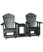 Poly Classic Personal Glider Settee