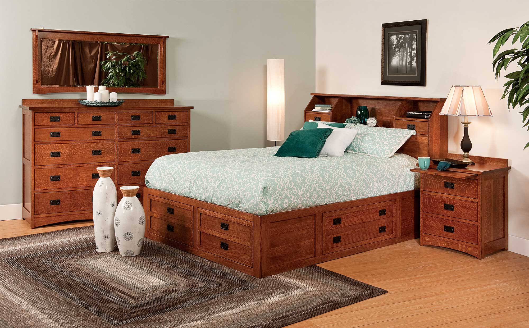 oak amish bedroom furniture