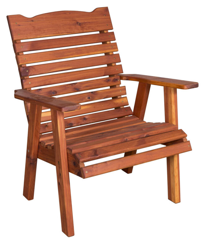 Amish Cedar Straightback Chair