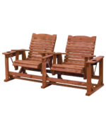 Amish Outdoor Straightback Settee