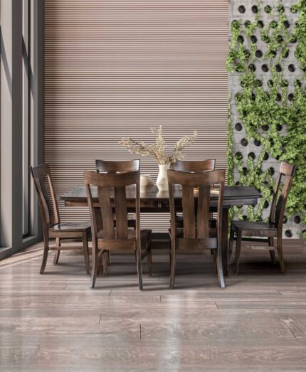 Amish Grand Island Table with Sherwood Dining Chairs