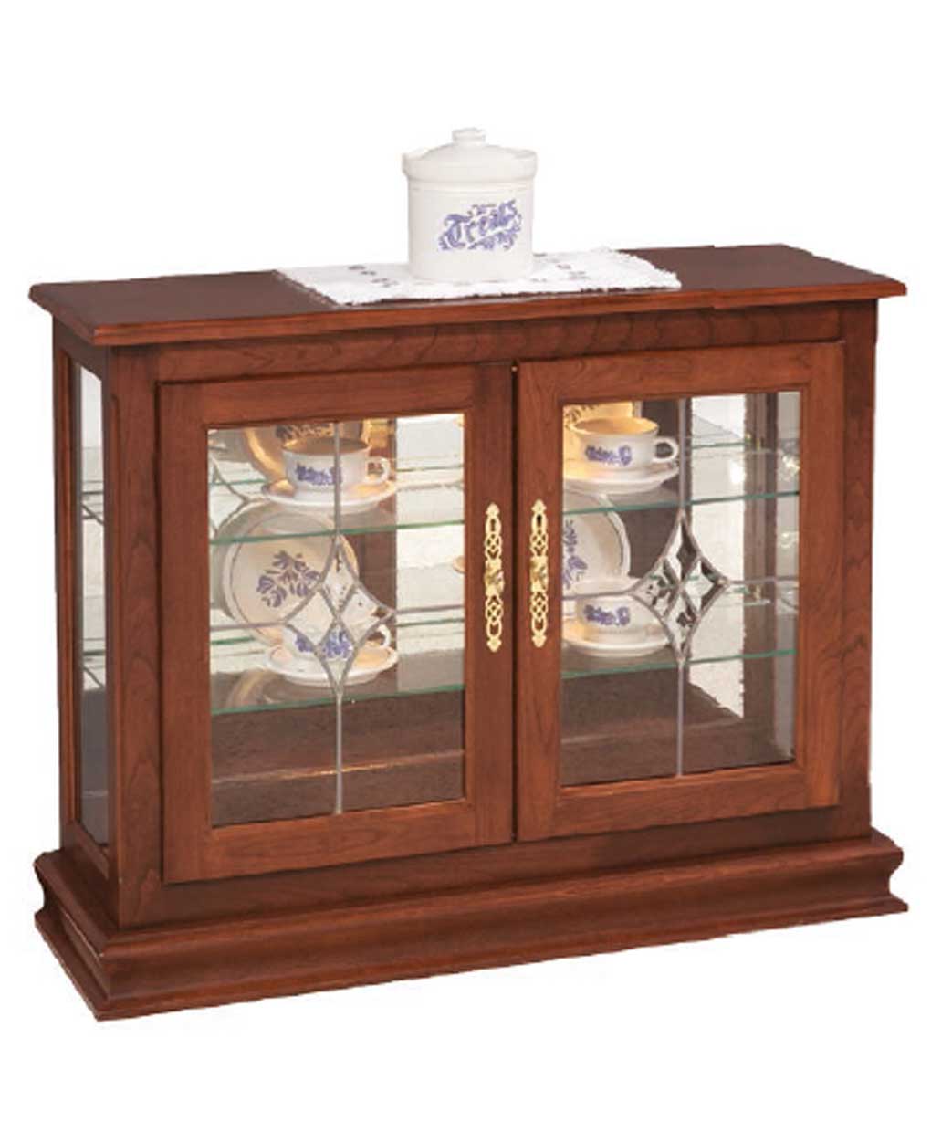 Small Console Curio Amish Direct Furniture