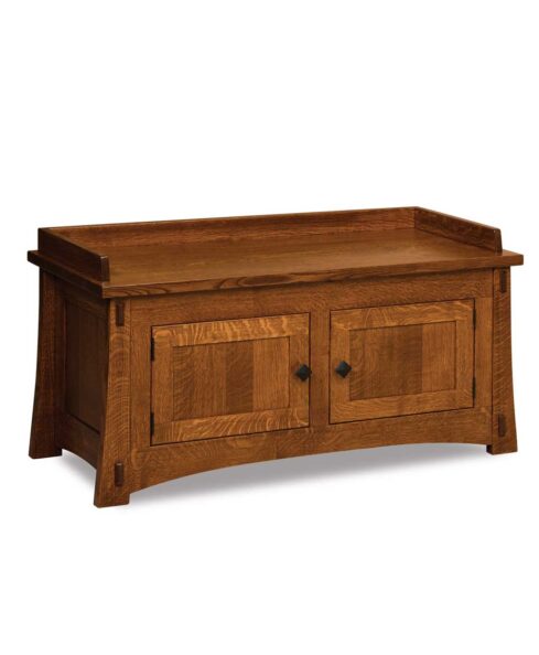 Two Door Modesto Amish Bench