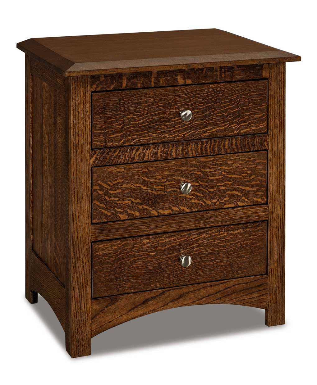 Finland Wide 3 Drawer Nightstand Amish Direct Furniture