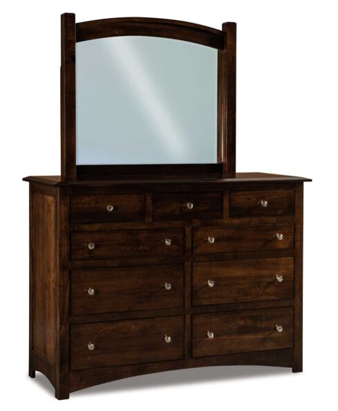 Finland 9 Drawer Dresser with optional mirror (JRFN-030)