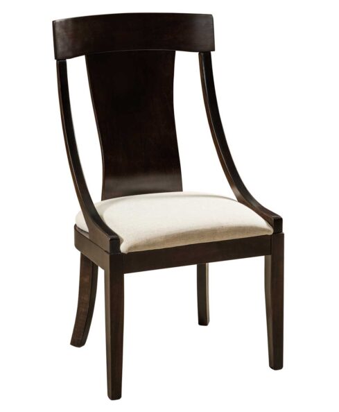 Amish Silverton Dining Chair [Shown in 4-131 Igloo standard fabric]