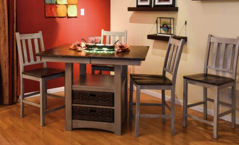 Heidi Amish Cabinet Table [Set]