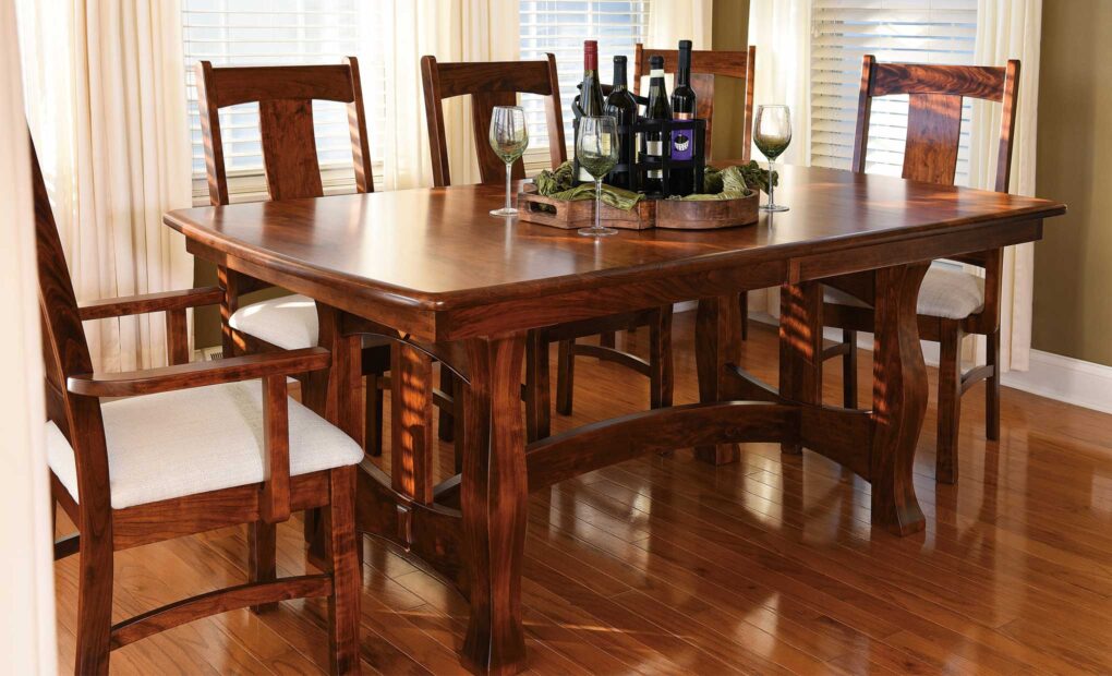 Reno Amish Trestle Table [Set]