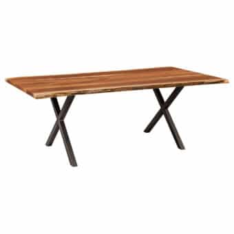 Xavier Amish Live Edge Trestle Table