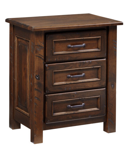 Belwright Amish 3 Drawer Nightstand