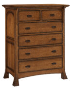 Breckenridge Amish 6 Drawers Chest