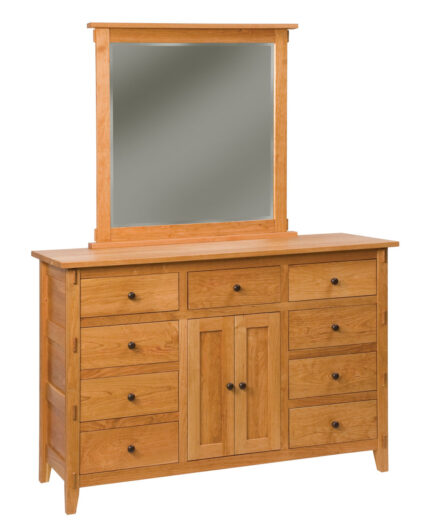 Bungalow 9 Drawer 2 Door Dresser